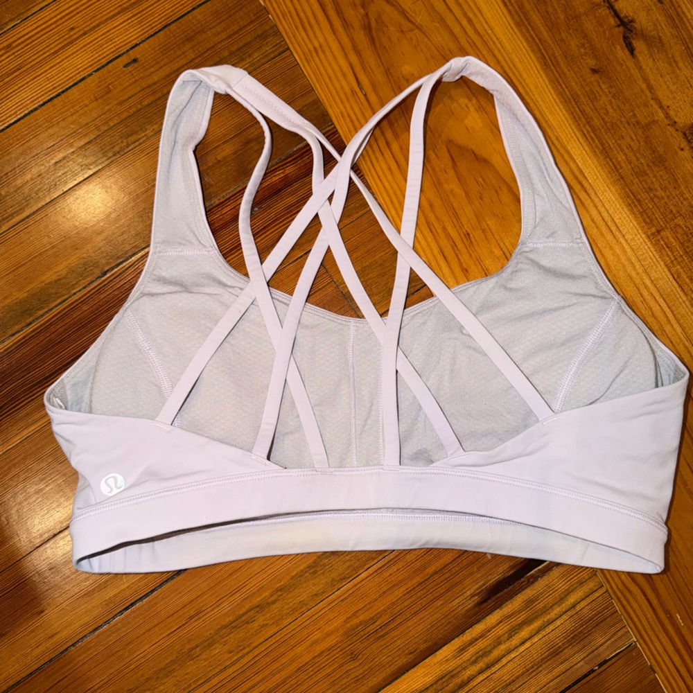 Lululemon Free to Be Serene Lilac Size 10 Sports Bra - Picture 3 of 11